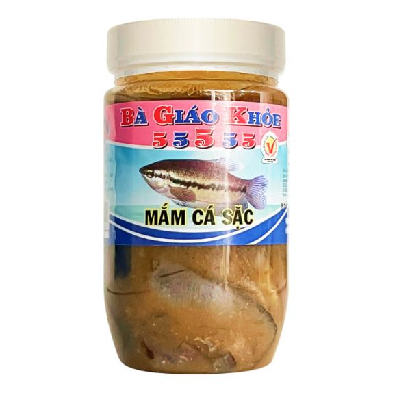 Mắm cá sặc Bà Giáo Khỏe 500g, 1 lọ 1