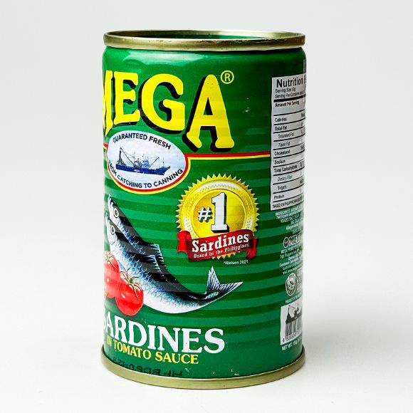 Mega Sardines in Tomato Sauce (Green) 155g 2