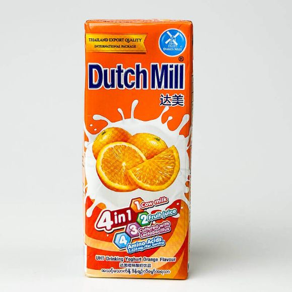 Sữa chua uống Dutch Mill vị Cam 180ml, 1 lốc 4 hộp 2