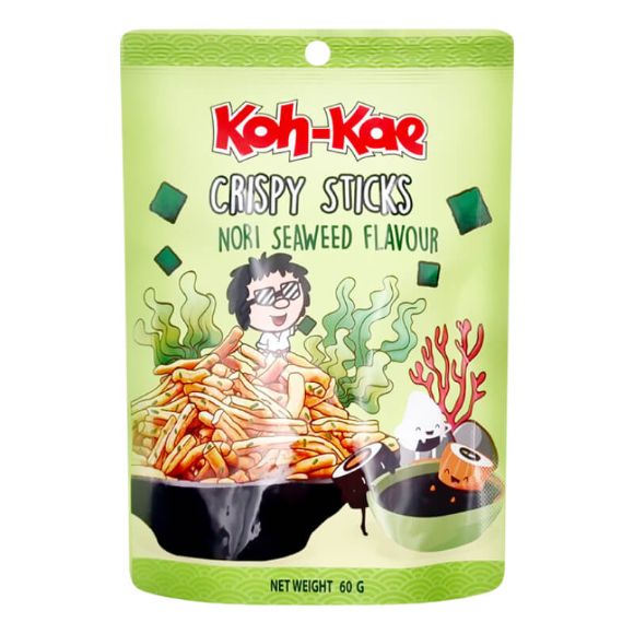 Snack que giòn Koh Kae vị rong biển 60g, 1 gói 1
