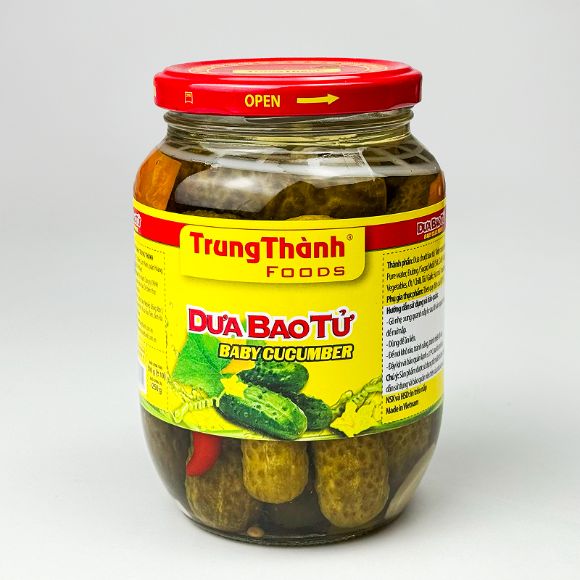 Dưa bao tử Trung Thành 500g, 1 lọ 2