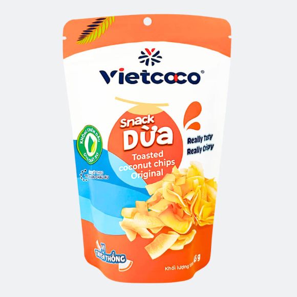 Dừa sấy Vietcoco 45g, 1 gói 1