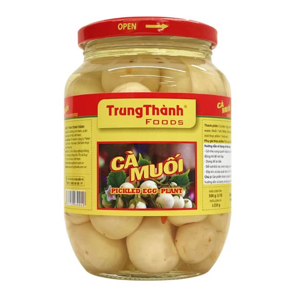 Cà pháo Trung Thành 500g, 1 lọ 1