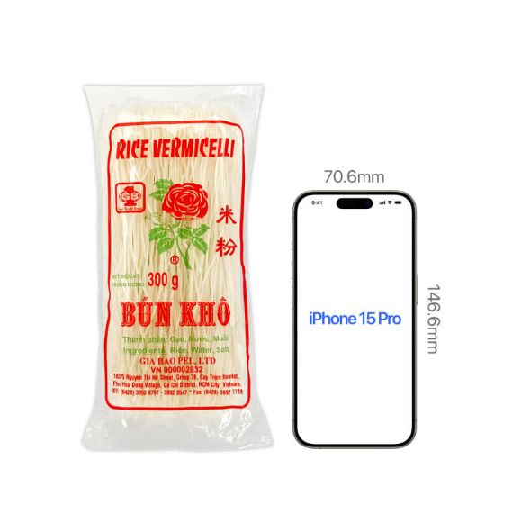 Bún khô Gia Bảo 300g, 1 gói 2