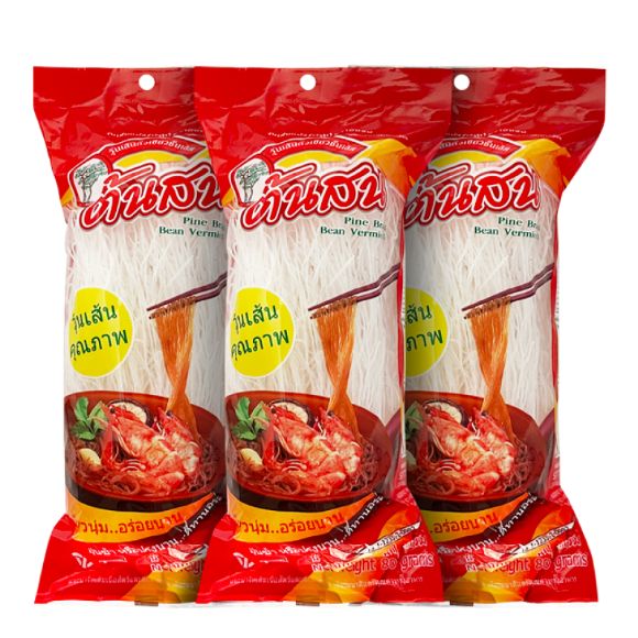 Miến đậu xanh Ton Son Thái Lan 80g, 1 set 3 gói 1
