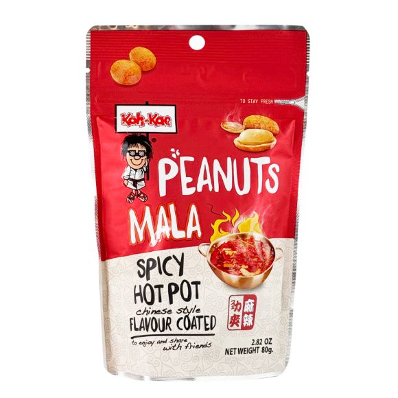 Đậu phộng cốt dừa Koh Kae Thái Lan vị Mala 75g, 1 gói 1