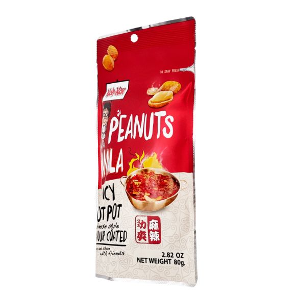 Đậu phộng cốt dừa Koh Kae Thái Lan vị Mala 75g, 1 gói 2