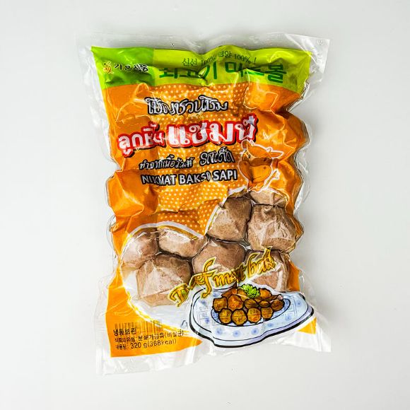 Bò viên đông lạnh Roogsinmoo Thái Lan 320g, 1 túi 2