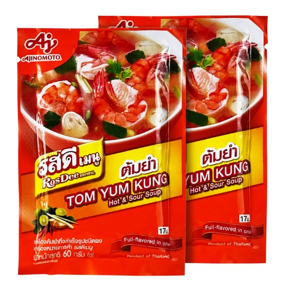 Bột nêm Ajinomoto vị Tom Yum Thái 60g set 2 gói 1