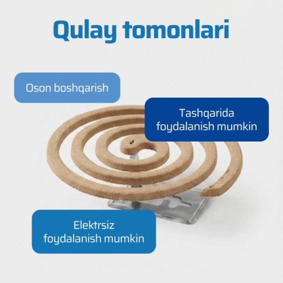 Henkel Homekeeper chivinlarga qarshi spiral, 10 dona 4