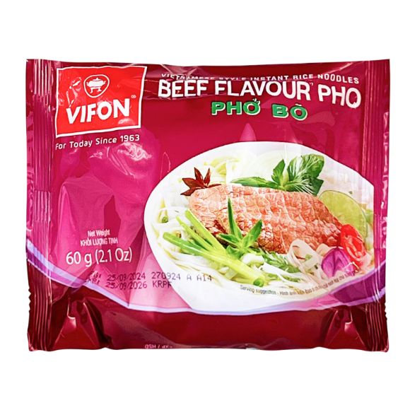 Phở bò Vifon 60g, 5 gói, 1 set 2