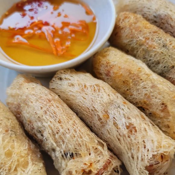Bánh tráng rế cuốn chả giò đông lạnh 200g, 1 gói 3