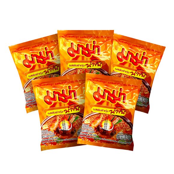 Mì Mama Tom Yum Xốt kem Thái Lan 55g, 1 set 5 gói 1