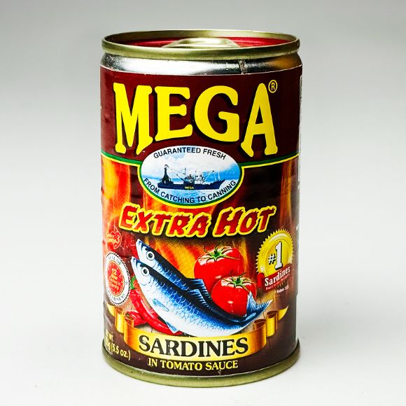 Mega sardines Extra hot & chill 155g 1