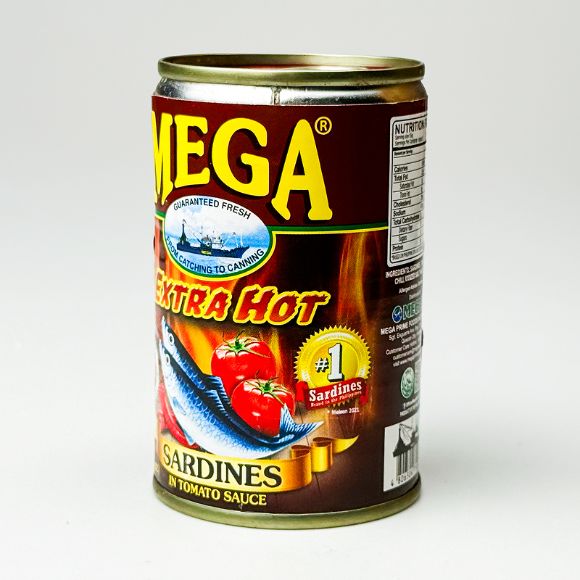 Mega sardines Extra hot & chill 155g 2