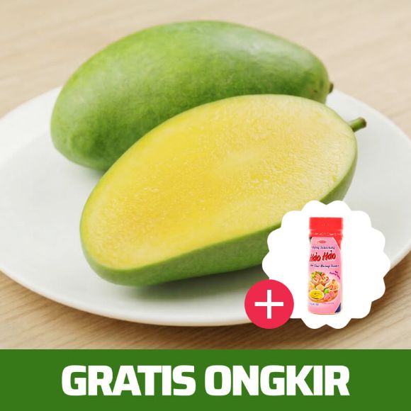 Mangga Hijau (lebih asam) (isi 5–8 buah), 2,5 kg per box [Bonus Bumbu Buah] 1
