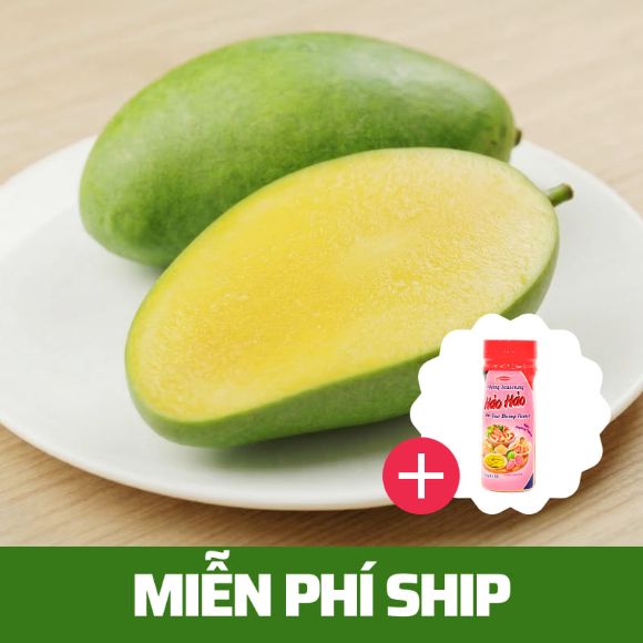 [Tặng kèm Muối chấm!] Xoài keo(5-8 quả) 2.5kg 1