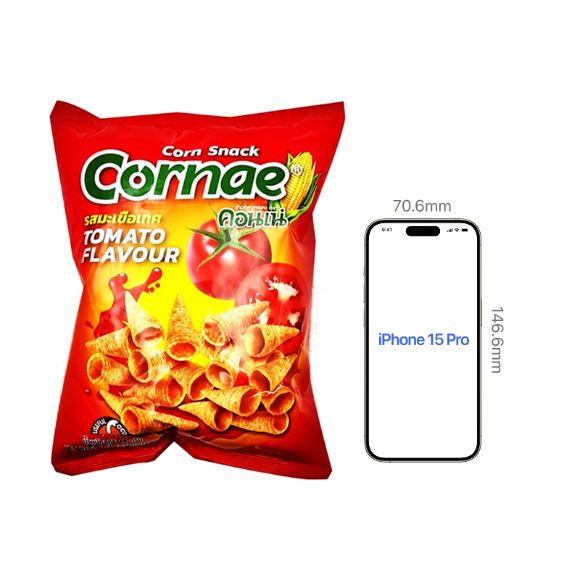 Bim bim ngô Cornae vị cà chua 48g, 1 gói 2