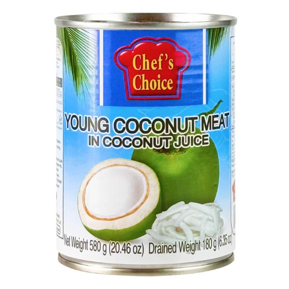 Cơm dừa đóng hộp Chef’s Choice Thái Lan 580g, 1 lon 1