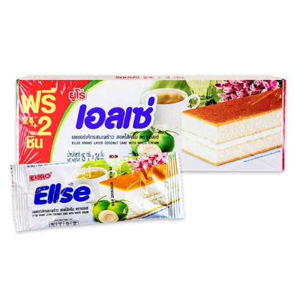 थाई युरो (Ellse) नरिवल केक (२४ वटा) 1