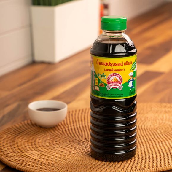 Nước tương đậu nành Gold Mountain nắp xanh 500ml 1 chai 2