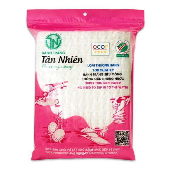 Bánh tráng siêu mỏng Tân Nhiên 300g, 1 gói 1