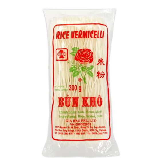 Bún khô Gia Bảo 300g, 1 set 2 gói 2