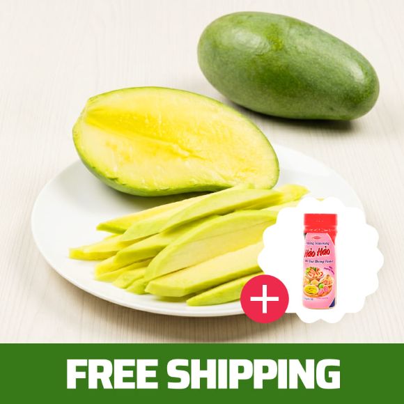 [Shrimp salt for Free] Thin-seeded Vietnamese Mango 2.5kg (5–8 pcs), 1 Box 1