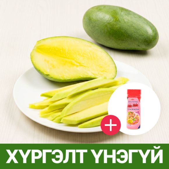 [Сам хорхойн давс бэлгэнд] Ногоон манго 2.5кг, 1 хайрцаг 1