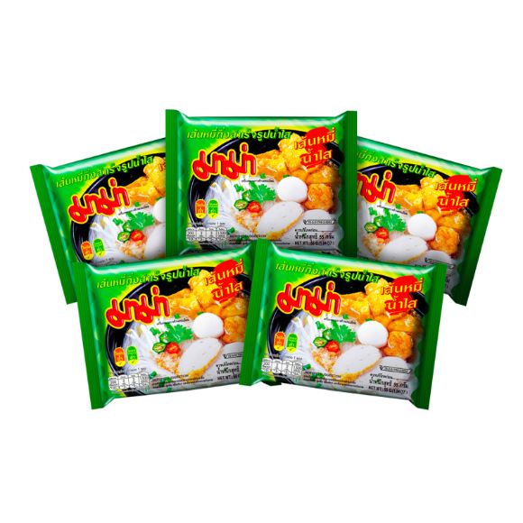 Bún gạo ăn liền Mama Vị nước súp trong Thái Lan 55g, 1 set 5 gói 1