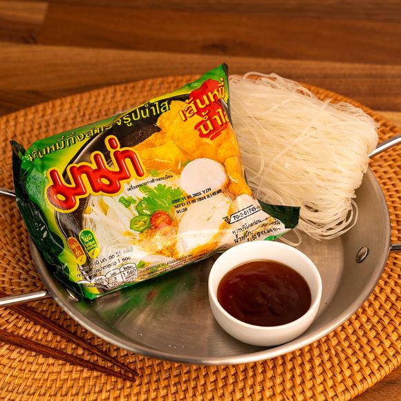 Bún gạo ăn liền Mama Vị nước súp trong Thái Lan 55g, 1 set 5 gói 3