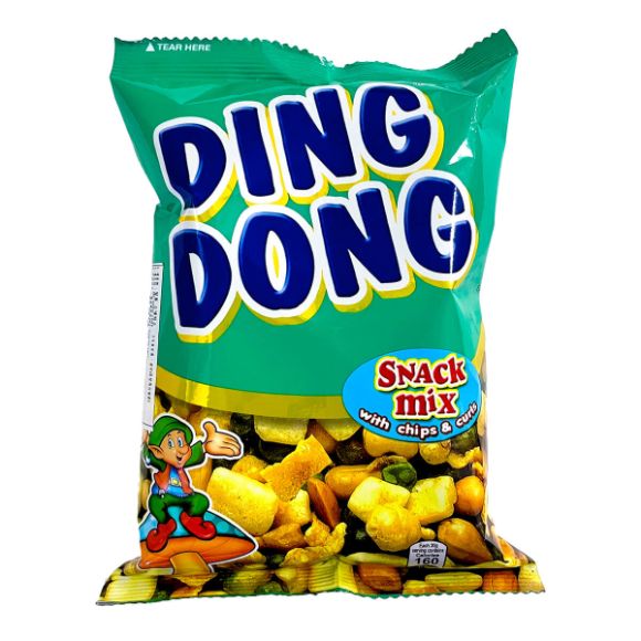 Dingdong Chips & Curls (Green) 95g, 1 pack 1