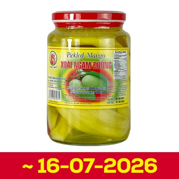 Xoài ngâm đường Ngọc Liên 800g, 1 lọ (hạn sử dụng 16-07-2026) 1