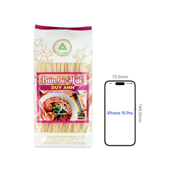 Bún bò Huế Duy Anh 300g, 1 set 2 gói 5