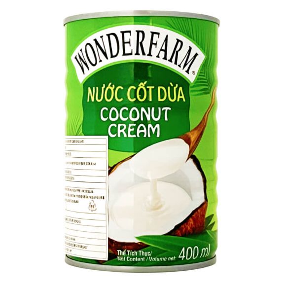 Nước cốt dừa Wonderfarm 400ml, 1 lon 1