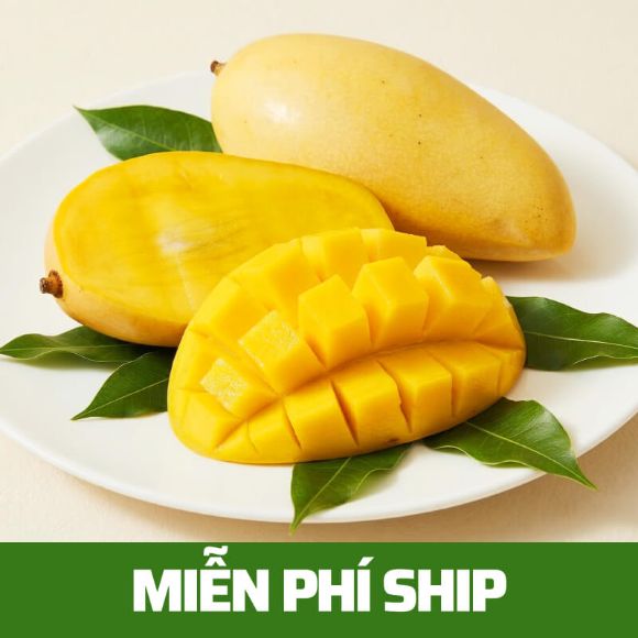 Xoài Nam Dok Mai vàng (5–8 quả) 2.5kg, 1 hộp 1