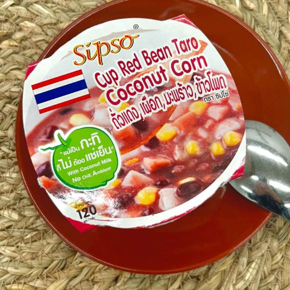 Chè đậu đỏ khoai môn Sipso Thái Lan 120g, 1 hộp 2