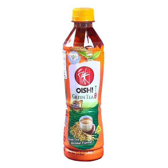 Trà xanh Oishi vị gạo lứt 380ml 4 chai 2