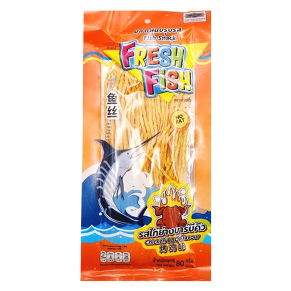 Snack cá Big Kitchen vị gà BBQ 80g, 1 gói 1