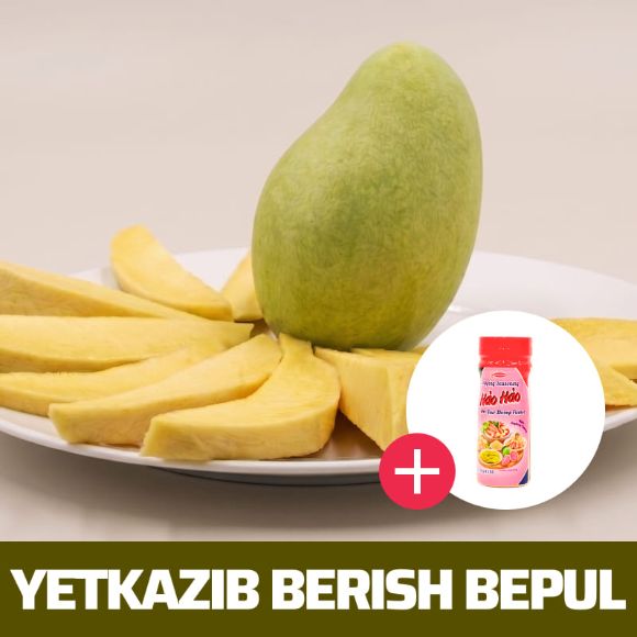 [Qisqichbaqa tuzi sovg‘a] Yashil mango (pet) 2.5kg, 1 quti 1
