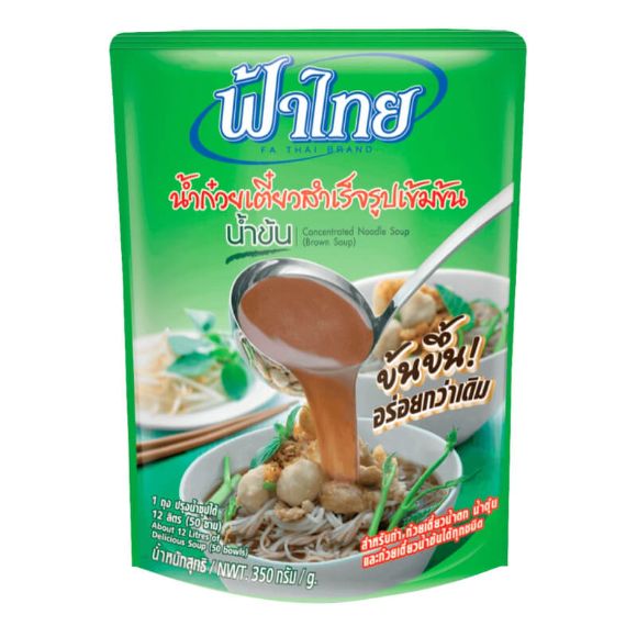 Nước cốt nước dùng nâu F Plus Thái Lan 350g, 1 gói 1